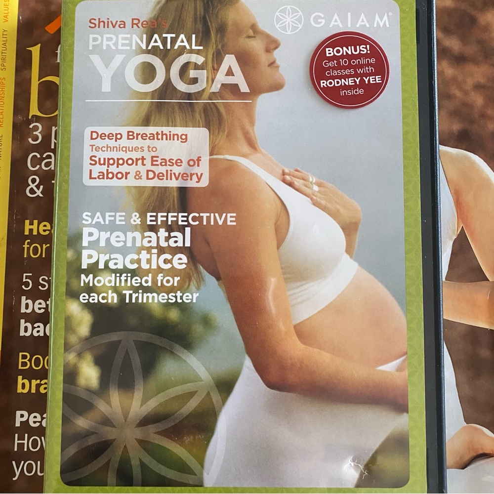 Prenatal Yoga DVD and magazine article used GUC